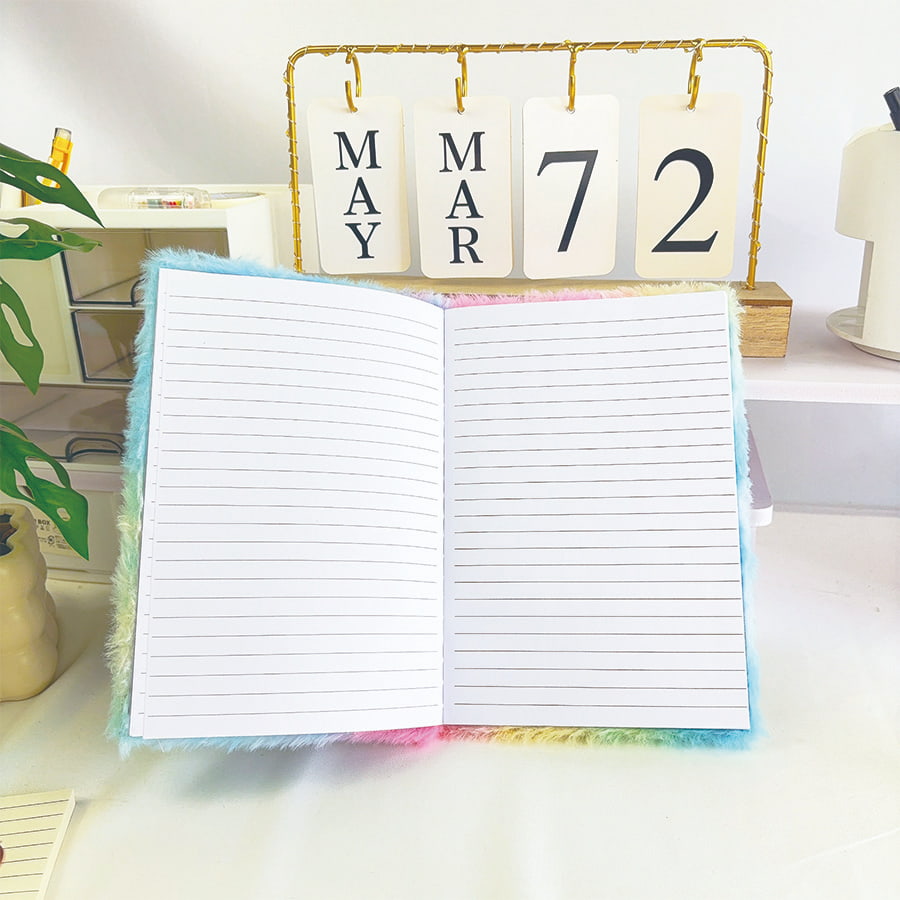 A5 귀여운 고양이 일기 플러시 노트